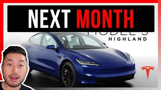 Production Begins + Launch Next Month | Model 3 Highland Refresh