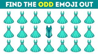 HOW GOOD ARE YOUR EYES NO.279 | Find the odd emoji out | Emoji Puzzle Quiz