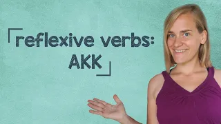 German Lesson (102) - Reflexive Verbs - Accusative - A2/B1