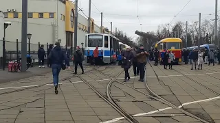 Прогулки по Ростокино.Депо им .Баумана .Парад трамваев.16 апреля 2022г.Продолжение 2.