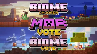 Minecraft: All Mob Votes, Biome Vote and Biome Chooser (2018 - 2021)