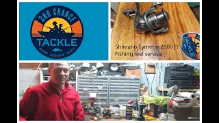 Shimano Symetre 2500 FJ fishing reel how to take apart and service