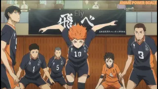 Haikyuu | Hinata shocks/impresses other characters with his jump/spiking abilities. (Season 1)