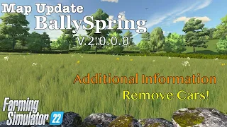 Map Update | BallySpring | V.2.0.0.0 | Additional Information #02 | Farming Simulator 22