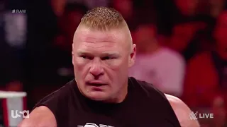 Brock Lesnar destroys Rey Mysterio and his son Dominick