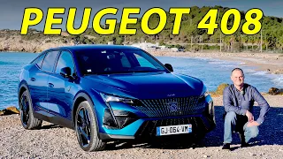 The all-new Peugeot 408 GT is a stunning crossover! 😮 driving REVIEW Hybrid