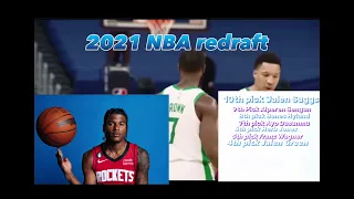 2021 NBA REDRAFT
