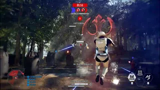 SWBF2: Instant Action Mission (Attack) First Order Takadona Gameplay