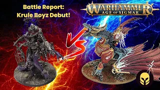 Age of Sigmar Battle Report!! Krule Boyz vs Stormcast: Grinnin' Blades vs Hammers of Sigmar!!