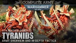 TYRANIDS Army Overview & Tactica 2000pts Warhammer 40K 9th Edition #new40k