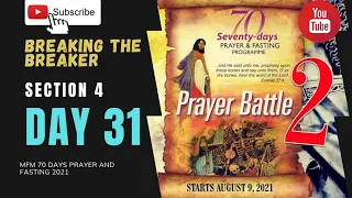 🔴  Day 31 MFM 70 Days Prayer & Fasting Programme 2021 Prayers from Dr DK Olukoya, Gen. Overseer, MFM