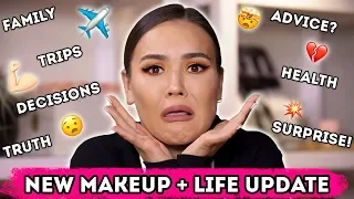 LETS TALK - GET READY WITH ME - LIFE + MAKEUP GRWM | Maryam Maquillage