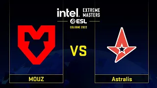 MOUZ vs Astralis | Map 1 Mirage | IEM Cologne 2022 - Quarter-final