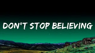 1 Hour |  don't stop believing lyrics/journey  | Lyrics Journey