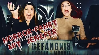 Horror-Fahrt mit Jenefer!!! Wer hat mehr Angst im Berlin Dungeon