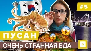 #5 ПУСАН ОЧЕНЬ СТРАННАЯ ЕДА! СКОЛЬКО СТОИТ СОДЖУ? BUSAN TOWER, ПЛЯЖ GWANGALLI и КРАСИВЫЙ ЗАКАТ