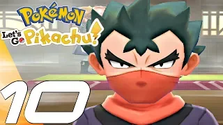 Pokemon Let's Go Pikachu - Gameplay Walkthrough Part 10 - Koga Boss Fight (Switch)