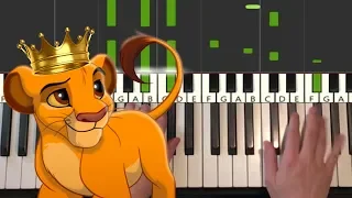 The Lion King - I Just Can't Wait To Be King (Piano Tutorial Lesson)