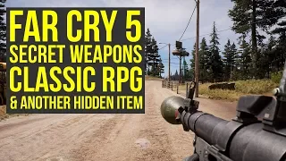 Far Cry 5 Secret Weapons CLASSIC RPG & Another Hidden Item! (Far Cry 5 Hidden Weapons - Farcry 5)