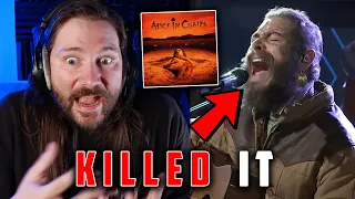 Post Malone NAILS Alice in Chains (Them Bones cover reaction)