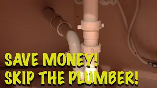 Kitchen Sink Clogged? DON'T Call the Plumber!