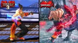 Evolution Of Jin Kazama 10 Hit Combo (1997-2024)