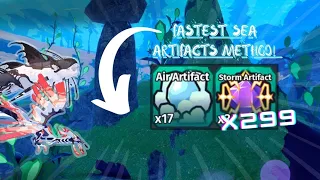 How to get Water & Sea Artifacts in the FASTEST WAY!!! | Creature of Sonaria