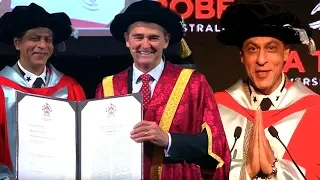 Shah Rukh Khan Speech On Receiving Doctorate Degree At La Trobe University For His Humanitarian Work