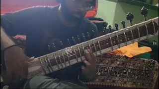 Miraj sitar Pandit ravi Shankar style made by raj sitarmekar contact number 8600496134