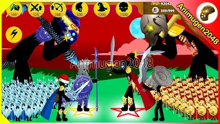 SPEAROS vs XIPHOS ZOMBIE, GRIFFON vs FINAL BOSS ZOMBIE | Stick War Legacy Mod VIP | Animugen2048