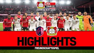 3:0 - Hlozek trifft doppelt | St. Louis CITY SC 🆚 Bayer 04 Leverkusen| Freundschaftsspiel