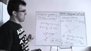 Analytická geometrie - přímka v rovině - obecná rovnice přímky - úvod