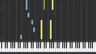Wish You Were Here - Pink Floyd (Easy Piano Tutorial) in Synthesia (100% Speed)