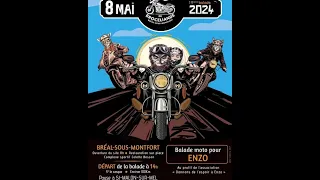 Pour les motards de Brocéliande "Pensée à Enzo"