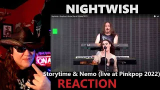 Nightwish - Storytime & Nemo (live at Pinkpop 2022) REACTION #nightwish #reaction #symphonicmetal