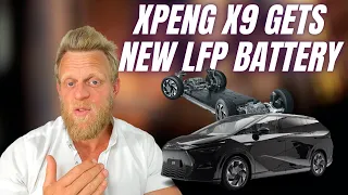 Xpeng unveil the X9 with 700km range & amazing LFP battery tech
