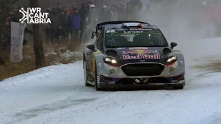 WRC Rally Montecarlo 2017 | Maximum attack & close calls