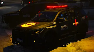 LADRÃO FORAGIDO TROCA TIROS COM A ROTAM PMGO | GTA 5 POLICIAL💀(LSPDFR)