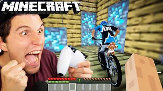 Minecraft durchspielen im FAHRRAD SIMULATOR