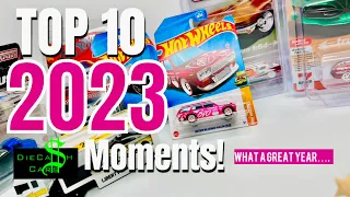 My TOP 10 Diecast Highlights of 2023 - Hot Wheels Hunting to Wheel Swaps - UNDERPRICED 510 Super! 😱