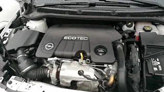 Opel Astra J 1.6 CDTi loud rattling engine