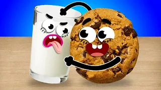 OOPS! Clumsy Cookies Prank Their Siblings || Funny Relatable Situations By 24/7 DOODLES