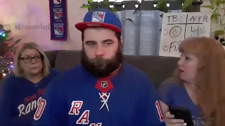 New York Rangers vs Tampa Bay Lighting play by play reaction live stream 1.2.22