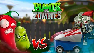 ЖГУЧИЙ ПЕРЧИК и ЗОМБИ НА КАТКЕ! Битва РАСТЕНИЙ против ЗОМБИ в Игре PLANTS VS ZOMBIES от Cool GAMES