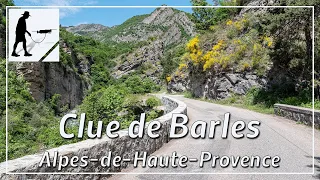 Clue de Barles, Road D900A, Alpes-de-Haute-Provence, France - by motorcycle