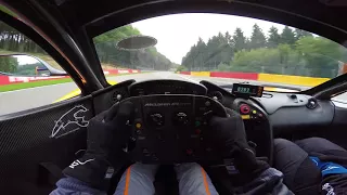 McLaren P1 GTR pov drive on track