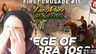 HISTORY FAN REACTION TO Battle that Turned Crusaders into Cannibals - Ma'arra 1098 - First Crusade!
