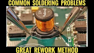 Soldering Rework Made Easy/ Neat Soldering Method #soldering