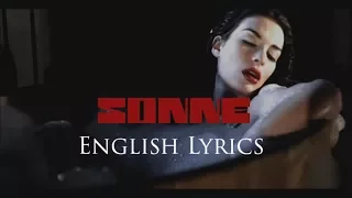 RAMMSTEIN  "Sonne" English Lyrics HD