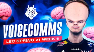 Wunder's Mental Edge | LEC Spring 2021 Week 6 Voicecomms